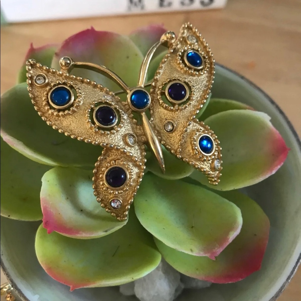 Trifari Butterfly Brooch